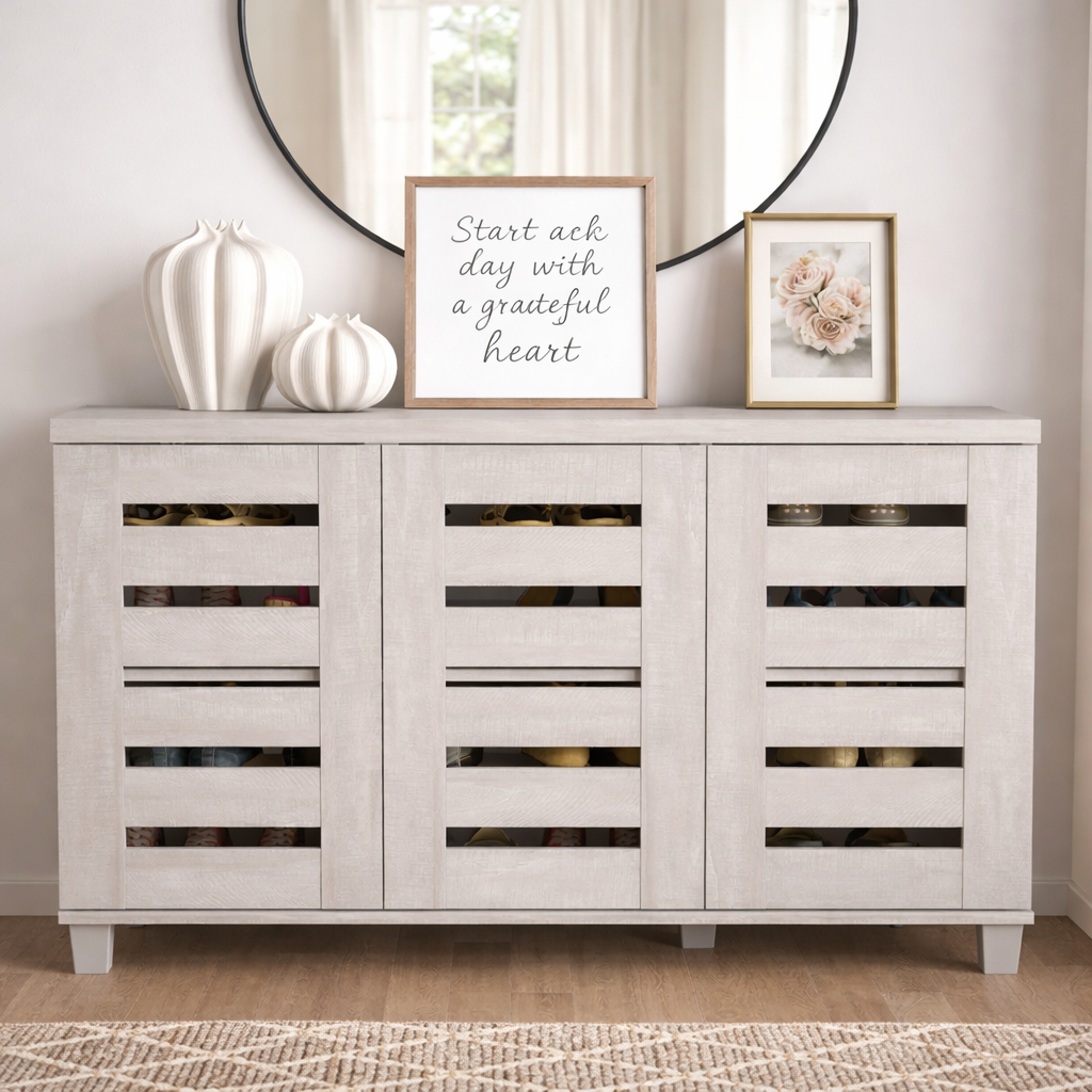 MILLAN 16 PAIR SHOE STORAGE CABINET